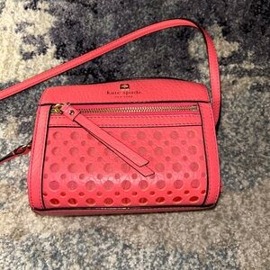 Pretty pink Kate spade crossbody bag mini good condition REAL